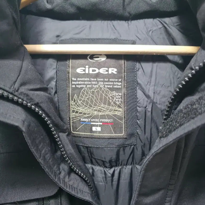 [BUNJANG] Aider Black Padded Jacket M / 아이더 블랙 패딩 점퍼 야상패딩 M