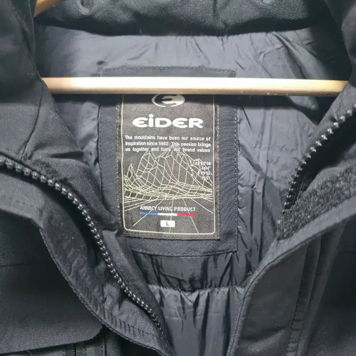 [BUNJANG] Aider Black Padded Jacket M / 아이더 블랙 패딩 점퍼 야상패딩 M