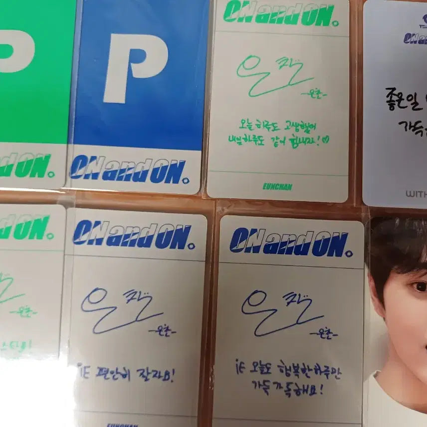 템페스트 은찬 포토카드 8장 1세트 tempest eunchan 포카