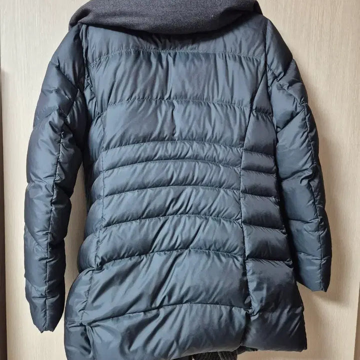 [SOLD OUT] 미샤 구스다운 캐시미어 카라 하프 패딩 점퍼 자켓 55