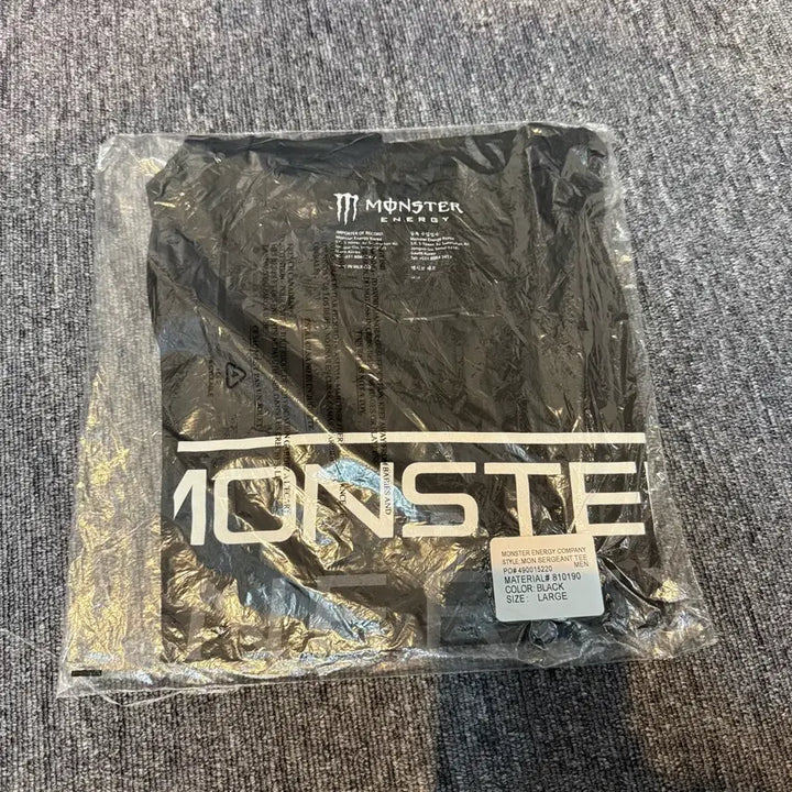 [BUNJANG] Monster Energy T-Shirt - Black L Size (Bundle) / [2개 일괄] 몬스터 에너지 정품 반팔 티셔츠 L 새상품