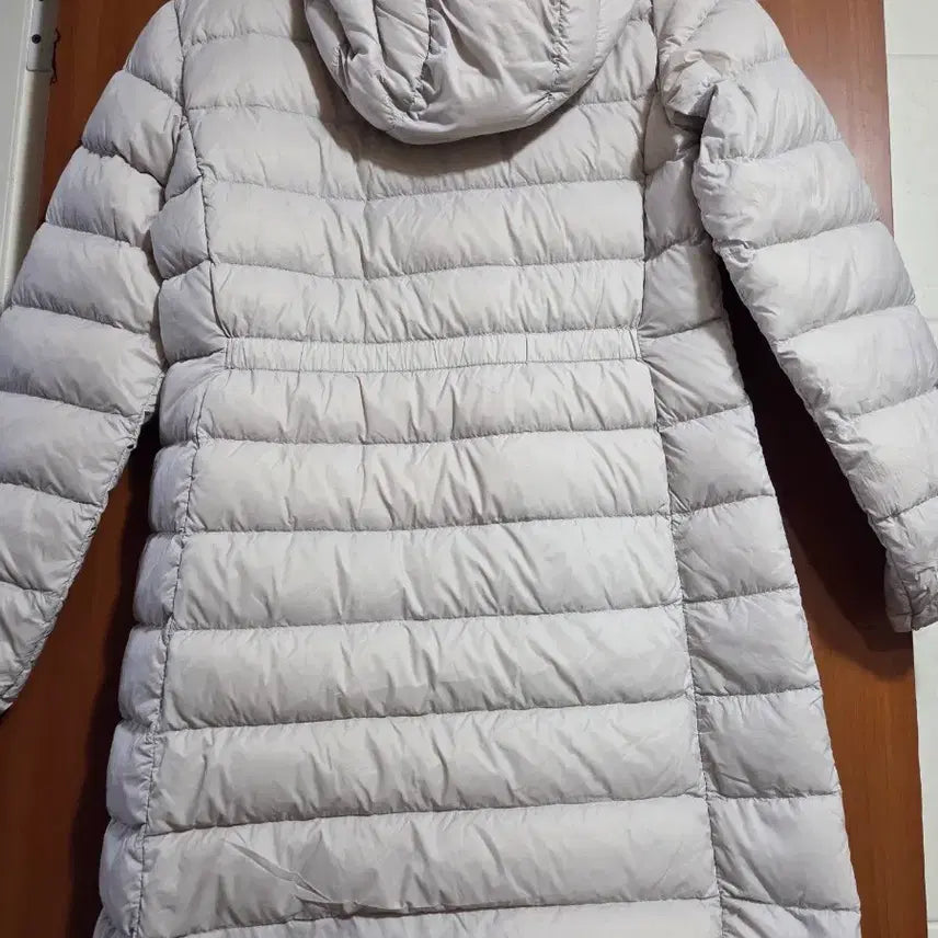 [BUNJANG] Ivory Lightweight Long Padded Jumper / 아이보리 롱 경량 패딩 점퍼