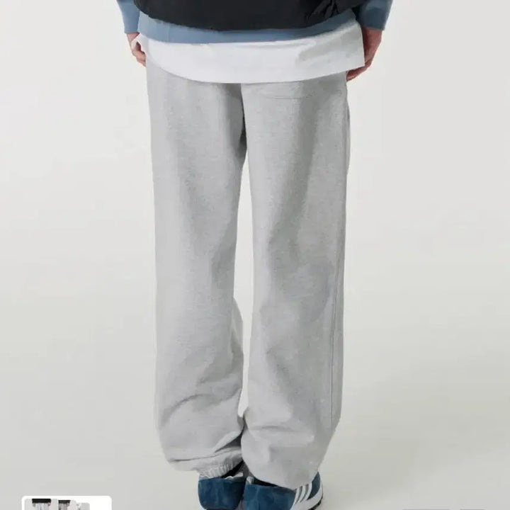 [BUNJANG] Musinsa Standard Sweatpants M Melange Light Gray / 무신사스탠다드 스웻팬츠 M 멜란지라이트그레이