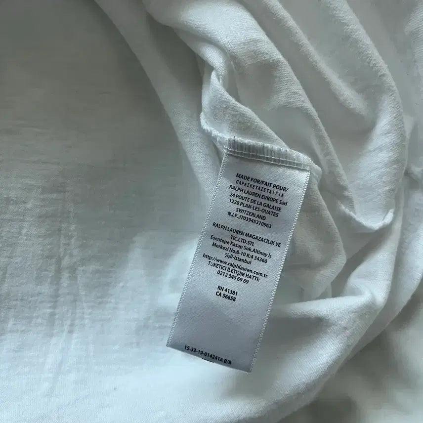 [BUNJANG] Polo Ralph Lauren White Long Sleeve T-shirt / 폴로 랄프로렌 정품 화이트 롱슬리브 티셔츠