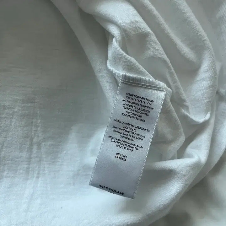 [BUNJANG] Polo Ralph Lauren White Long Sleeve T-shirt / 폴로 랄프로렌 정품 화이트 롱슬리브 티셔츠