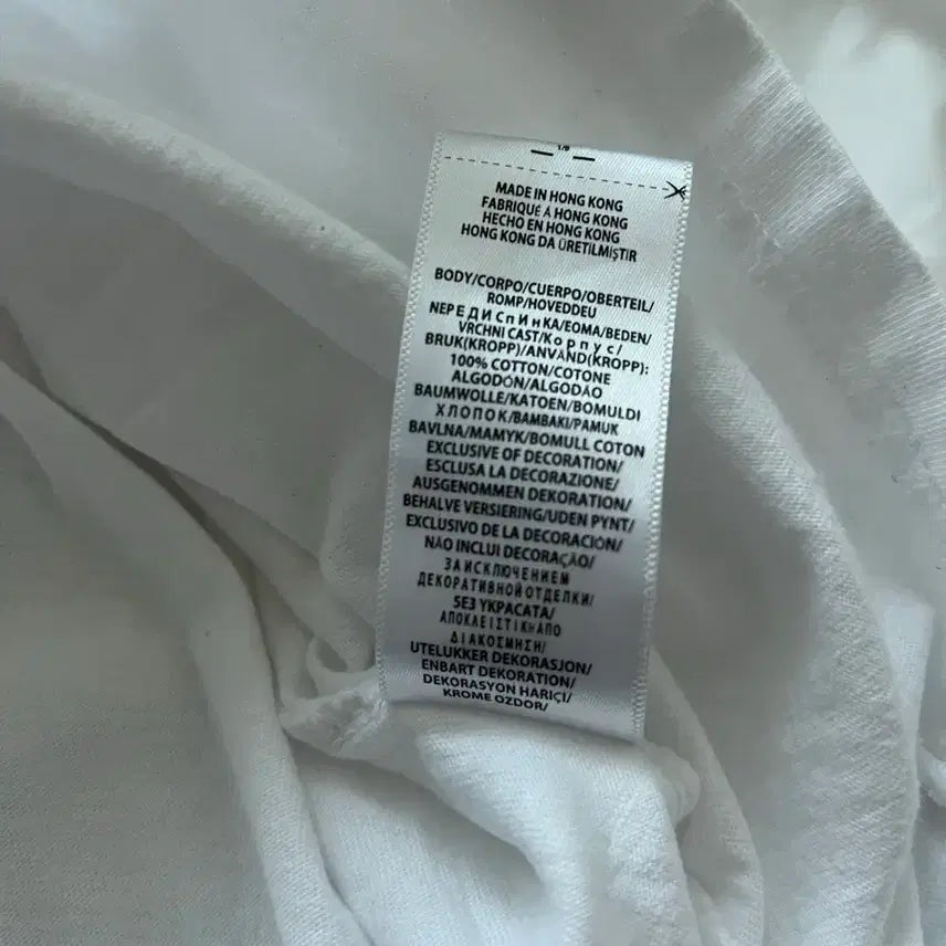 [BUNJANG] Polo Ralph Lauren White Long Sleeve T-shirt / 폴로 랄프로렌 정품 화이트 롱슬리브 티셔츠