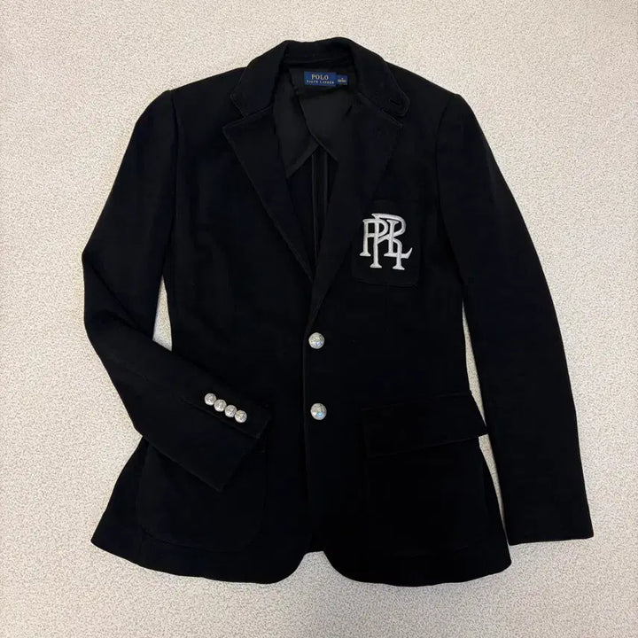 [BUNJANG] Polo Ralph Lauren Black Blazer Jacket / 폴로 랄프로렌 블랙 은장 블레이저 자켓