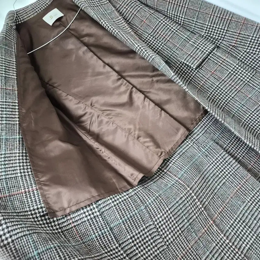 [BUNJANG] JJ JIGOTT Handmade Checkered Double-Button Coat / JJ지고트 핸드메이드 코트