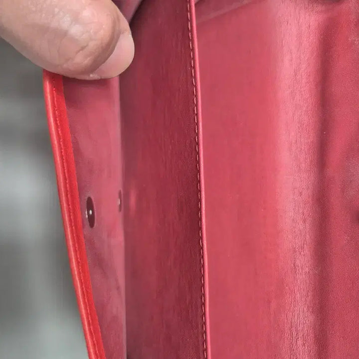 [BUNJANG] Vivienne Westwood Embossed Leather Wallet / 비비안웨스트우드 로고 엠보스 레더 장지갑