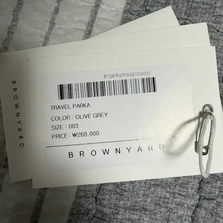 [BUNJANG] Brown Yard Travel Parka Olive Gray 3 / 브라운야드 트레블파카 올리브그레이 3