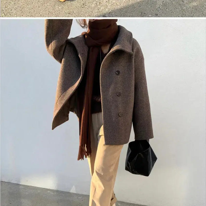 [BUNJANG] Orr High Neck Coat / Orr 울 하이넥 코트