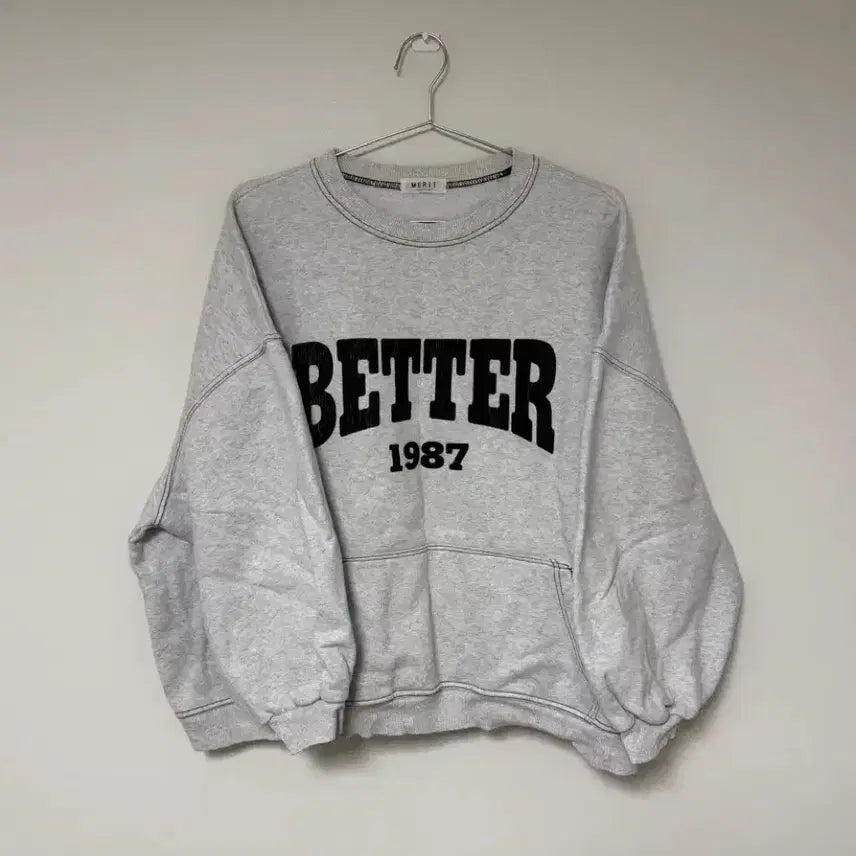 [BUNJANG] Merit Over Vintage Man T-Shirt / [FREE] 메리트 오버 맨투맨