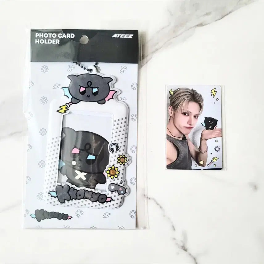 에이티즈 우영 깜요 미국 마이티즈 포카홀더