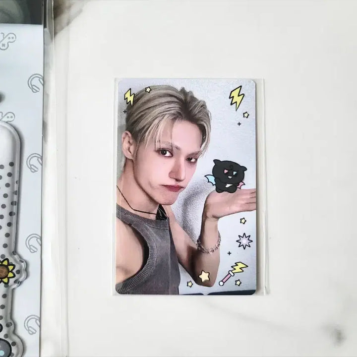 에이티즈 우영 깜요 미국 마이티즈 포카홀더