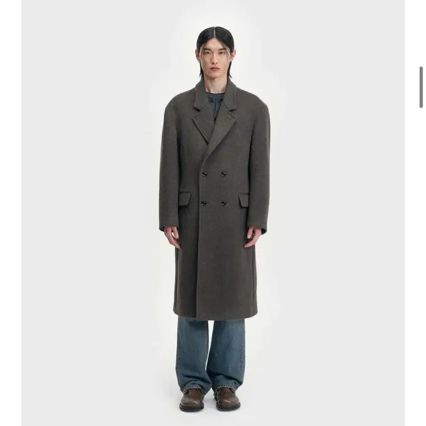 [BUNJANG] [04] VELLEE NEST Chesterfield Double Coat Cashmere Brown / [04]벨리에 네스트 체스터필드 더블코트 캐시브라운