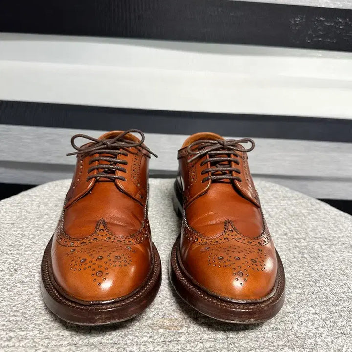 [BUNJANG] Grant Stone Longwing 7.5D Dress Shoes / 그랜트스톤 롱윙 7.5d