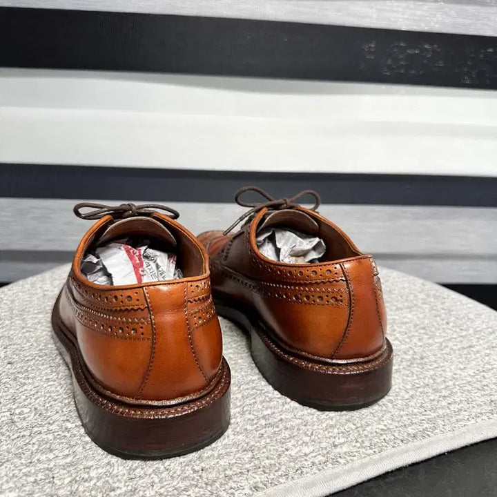 [BUNJANG] Grant Stone Longwing 7.5D Dress Shoes / 그랜트스톤 롱윙 7.5d