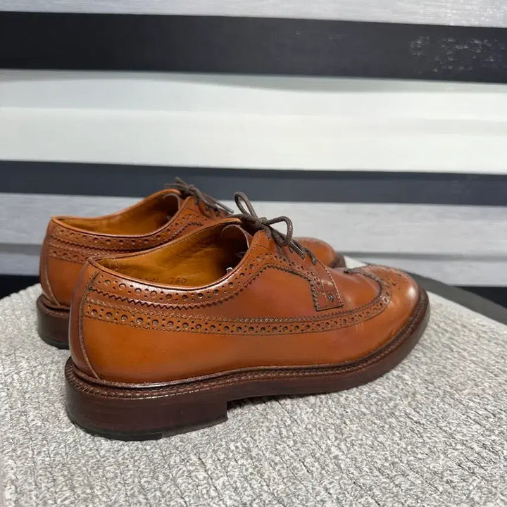 [BUNJANG] Grant Stone Longwing 7.5D Dress Shoes / 그랜트스톤 롱윙 7.5d