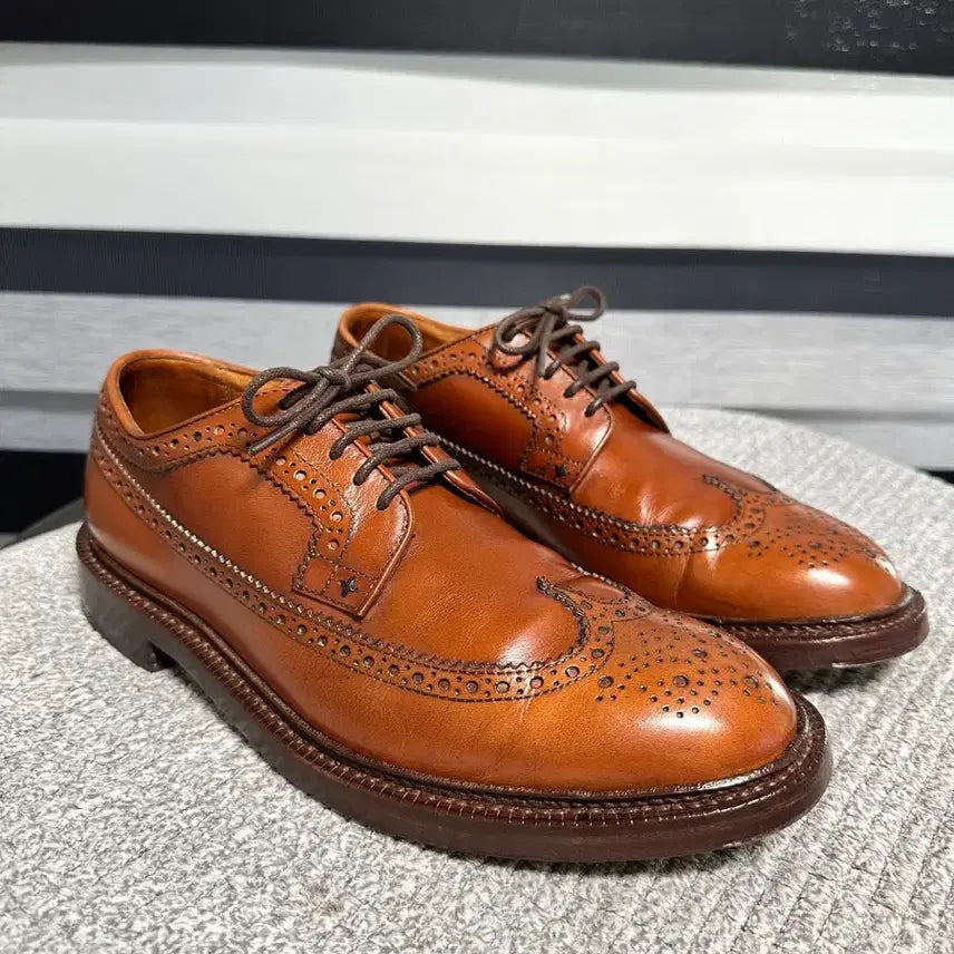 [BUNJANG] Grant Stone Longwing 7.5D Dress Shoes / 그랜트스톤 롱윙 7.5d