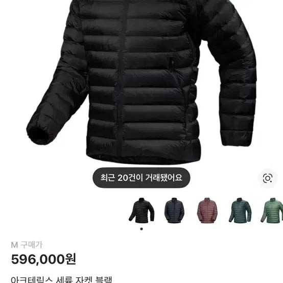 [BUNJANG] Arc'teryx Cerium Black Padded Jacket / 아크테릭스 세륨 자켓 블랙 패딩