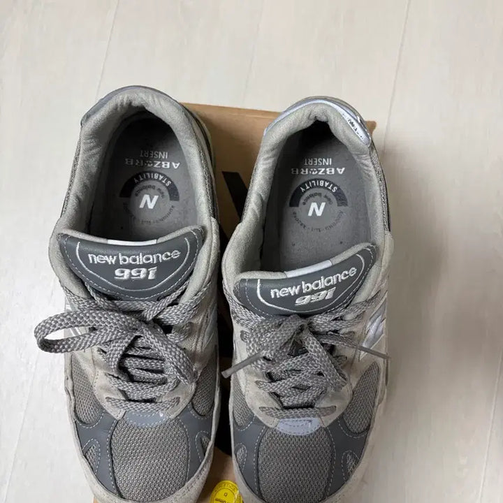 [SOLD OUT] 뉴발란스 991 v1 그레이 사이즈 270 팝니다