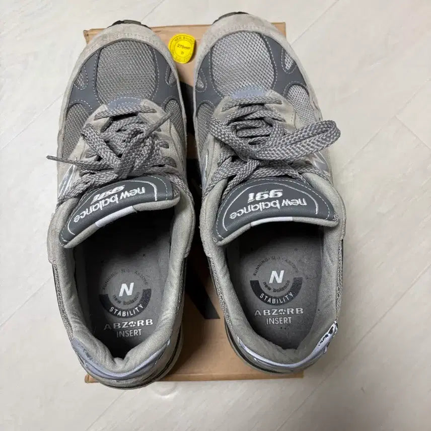 [SOLD OUT] 뉴발란스 991 v1 그레이 사이즈 270 팝니다
