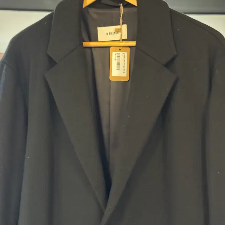 [BUNJANG] In Silence Cashmere Single Coat Black L / 인사일런스 캐시미어 싱글 코트 블랙 L