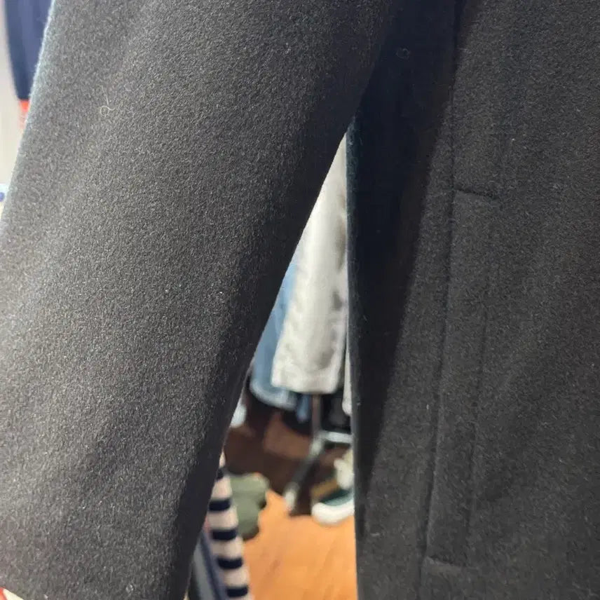[BUNJANG] In Silence Cashmere Single Coat Black L / 인사일런스 캐시미어 싱글 코트 블랙 L