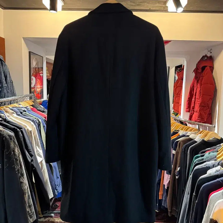 [BUNJANG] In Silence Cashmere Single Coat Black L / 인사일런스 캐시미어 싱글 코트 블랙 L