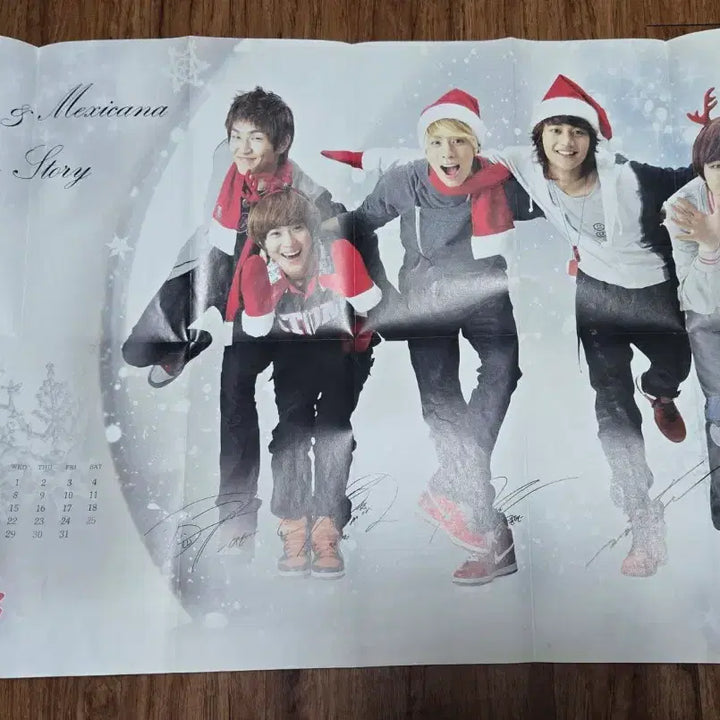 [BUNJANG] SHINee Mexicana Calendar / (희귀)샤이니 멕시카나 달력(리플렛)