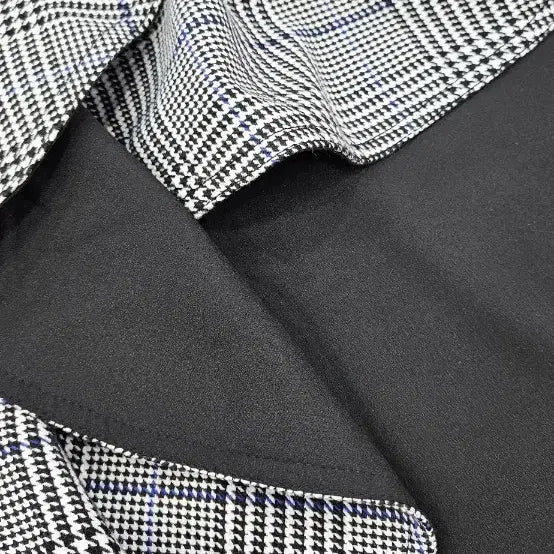 [BUNJANG] Self-Portrait Check Pattern Long Skirt / 셀프포트레이트스커트