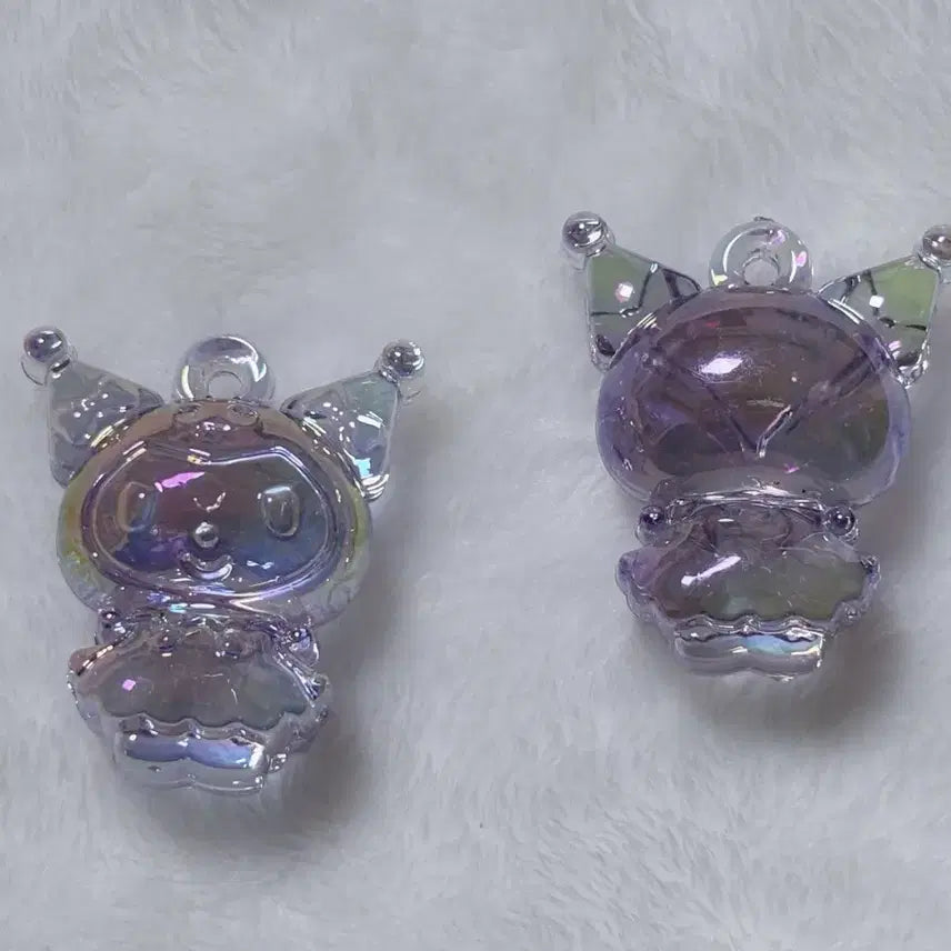 [BUNJANG] Kuromi Aurora Acrylic Keyring / 쿠로미 오로라 아크릴 키링