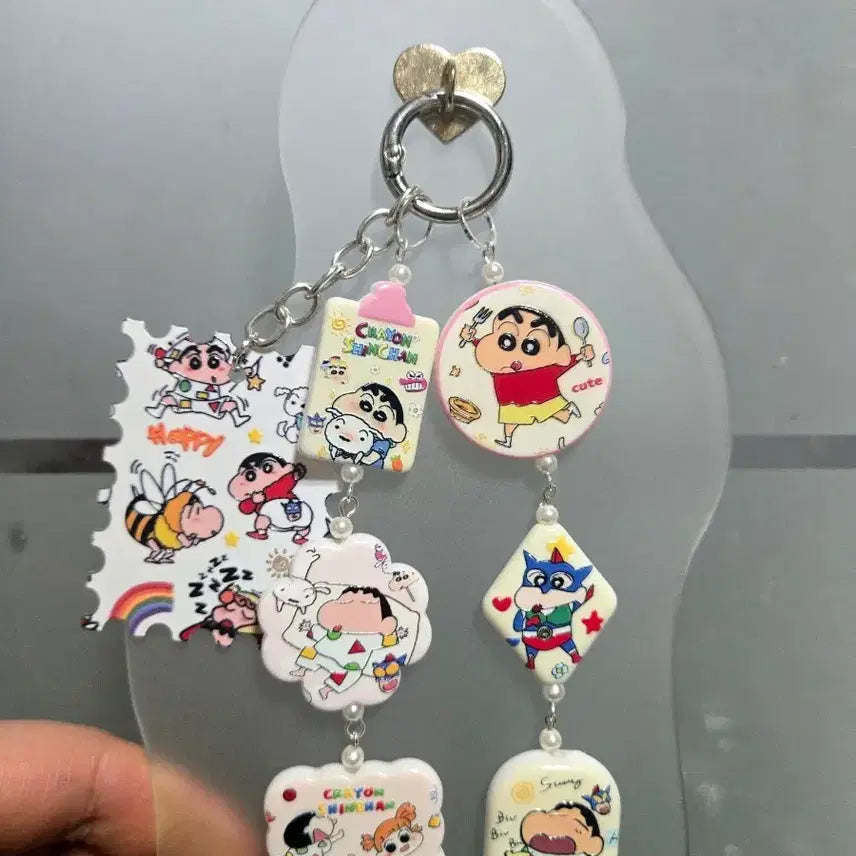[BUNJANG] Crayon Shin-chan Acrylic Keyring / 짱구 아크릴 키링