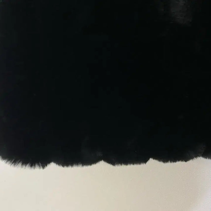 [BUNJANG] Black Eco Fur Jacket / [새상품급] 블랙 에코 퍼 자켓