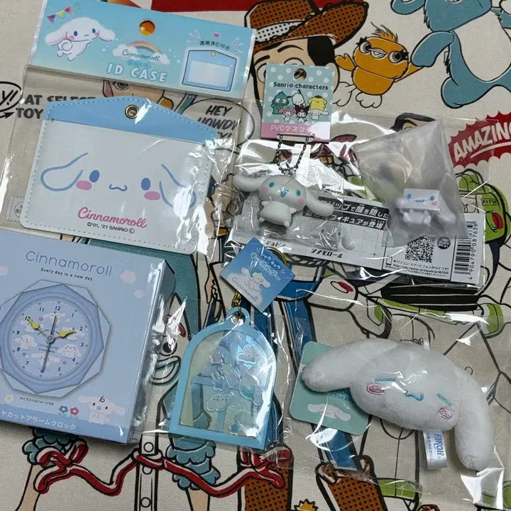 [BUNJANG] Sanrio Cinnamoroll Bundle Set / [6개 일괄] 산리오 정품 시나모롤 탁상시계, 인형 키링, 피규어 등
