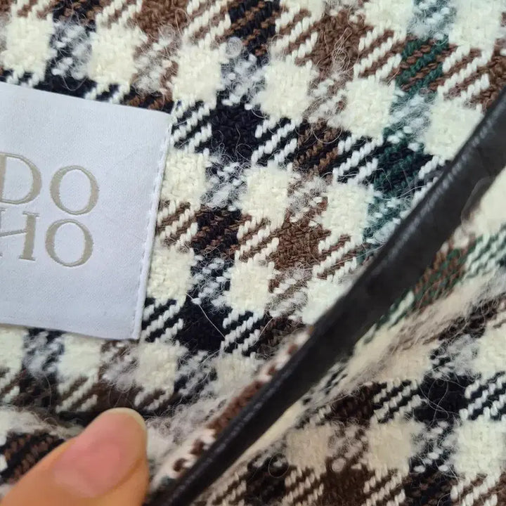 [BUNJANG] Doho Lambskin Color Block Short Jacket / 도호 양가죽 배색 숏자켓(66)