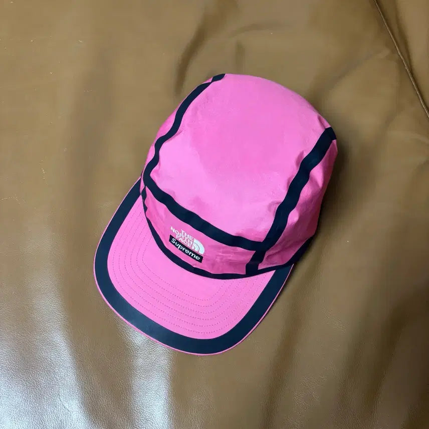 [BUNJANG] Supreme North Face Summit Camp Cap Hat Pink / 슈프림 노스페이스 캠프캡 모자 서밋 핑크