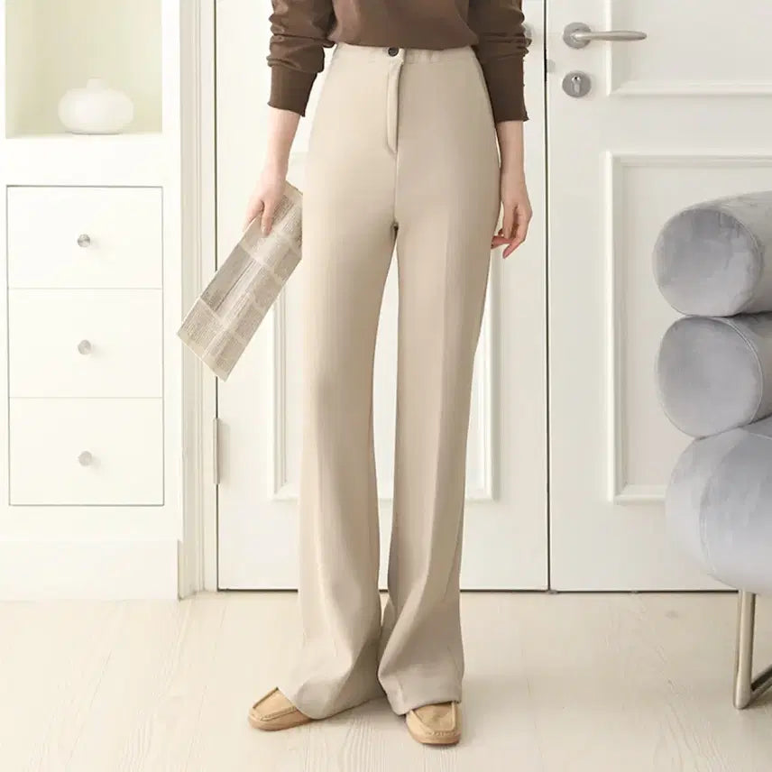 [BUNJANG] Mochi Fleece Slacks / 새상품 - 모찌 기모 슬렉스
