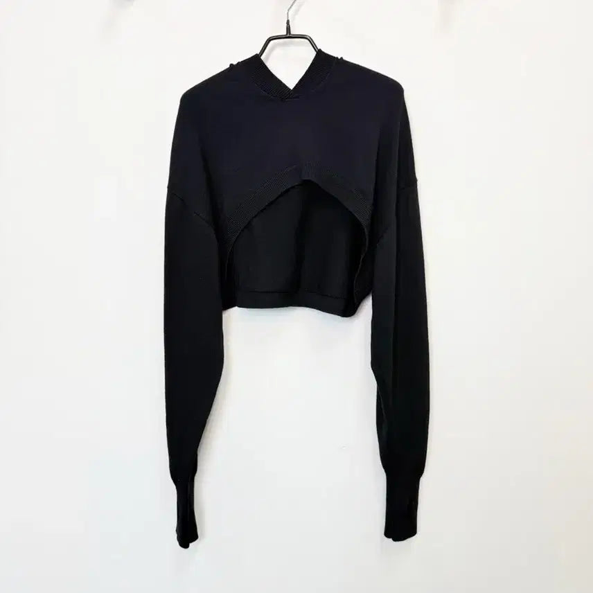 [BUNJANG] COS Hybrid Wool Hoodie / COS 코스 크롭 하이브리드 울100 후디