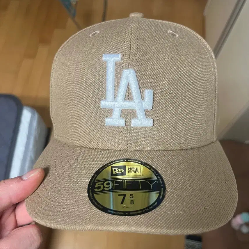 [BUNJANG] New Era LA Dodgers Fitted Cap Khaki / 뉴에라 MLB LA 다저스 피티드캡 카키 758