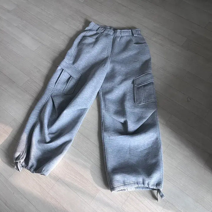 [BUNJANG] Camien Sweat Cargo Pants / 카미엔 스웻 카고 팬츠
