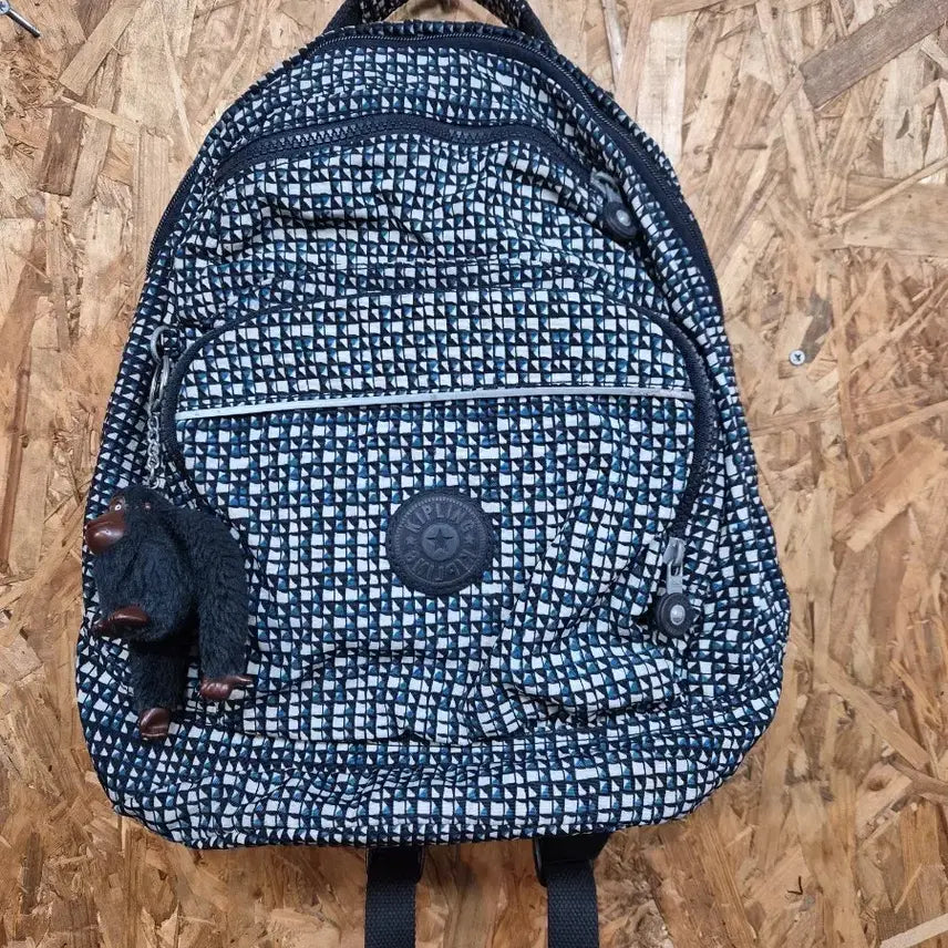 [BUNJANG] Kipling Backpack with Kipling Monkey Keyring / 키플링 백팩  키링 인형[정품]