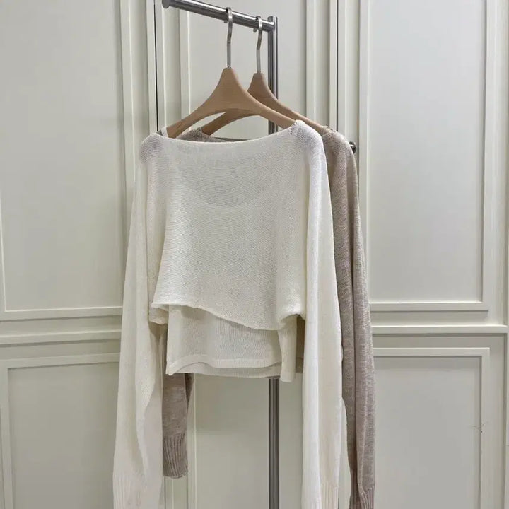 [BUNJANG] Overlap Tank Top Set / 새상품 - 오버랩나시세트