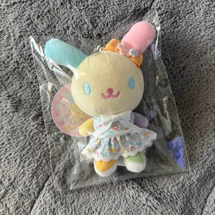 [BUNJANG] Sanrio Usahana Floral Pattern Mascot Plush / 산리오 우사하나 무뉴구루미 플로럴 꽃무늬 마스코트