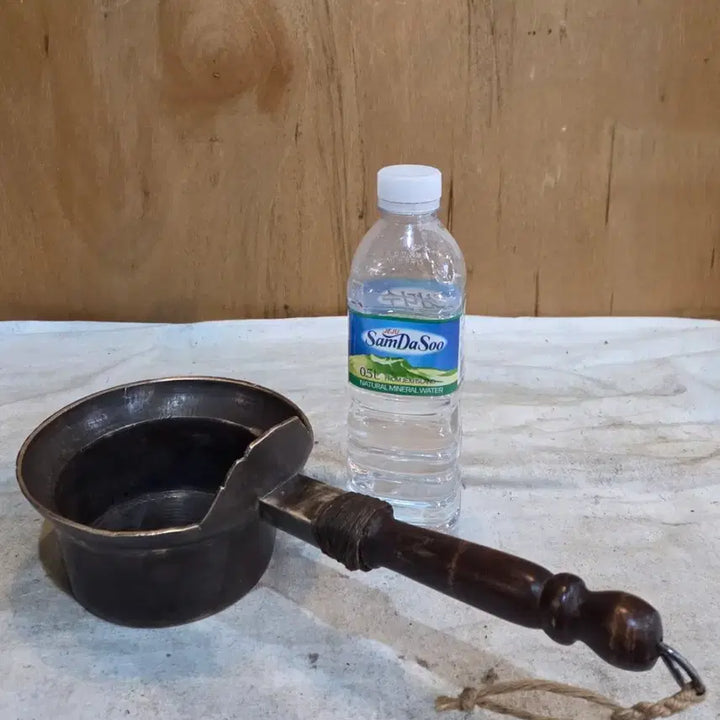 [BUNJANG] Antique Wooden Charcoal Iron / 100년세월의 부잣집 동 숯다리미