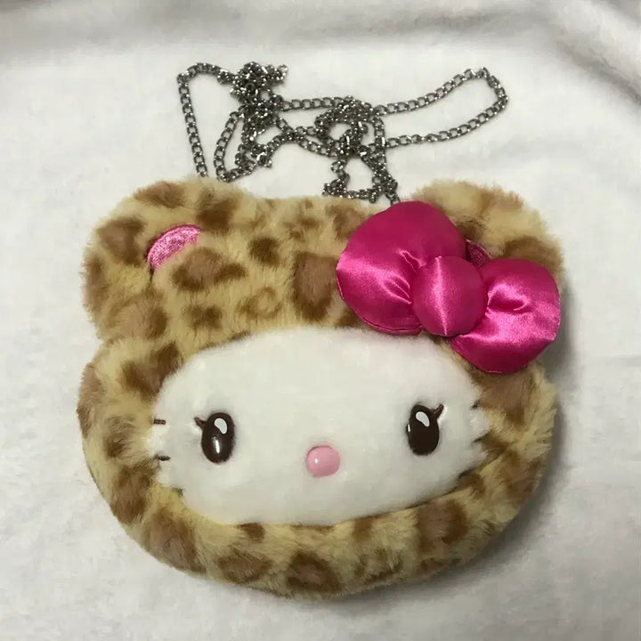 [BUNJANG] Hello Kitty Garakuma Leopard Pouch / 갸루쿠마 키티 포셰트 호피 포쉐트 파우치 헬로키티