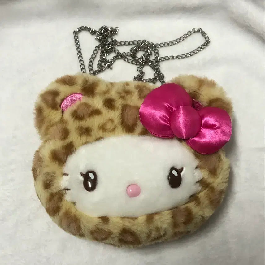 [BUNJANG] Hello Kitty Garakuma Leopard Pouch / 갸루쿠마 키티 포셰트 호피 포쉐트 파우치 헬로키티