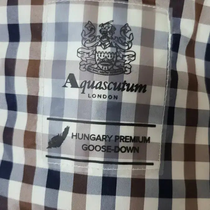 [BUNJANG] Aquascutum Quilted Goose Down Jacket (Black, Size 55) / 아쿠아스큐텀 퀼팅 구스다운 자켓 55