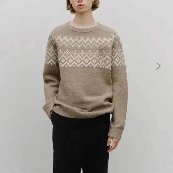 [BUNJANG] Marithe Francois Girbaud Jacquard Knit M / 마리떼 프랑소와 저가드 니트 M