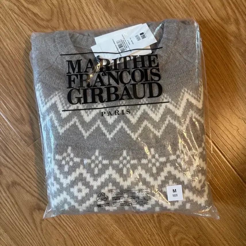 [BUNJANG] Marithe Francois Girbaud Jacquard Knit M / 마리떼 프랑소와 저가드 니트 M